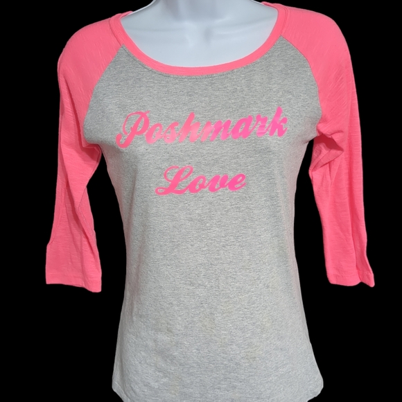 Custom Made Poshmark Love Tee Shirt New - Picture 4 of 5